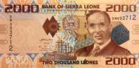 Gallery image for Sierra Leone p31a: 2000 Leones from 2010